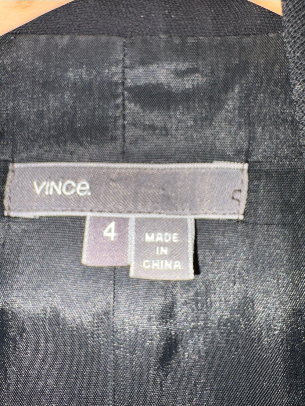VINCE Black Blazer - Picture 3 of 4